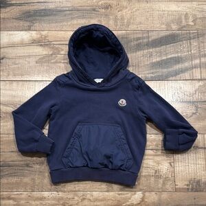 Moncler Navy Blue Kids Hoodie